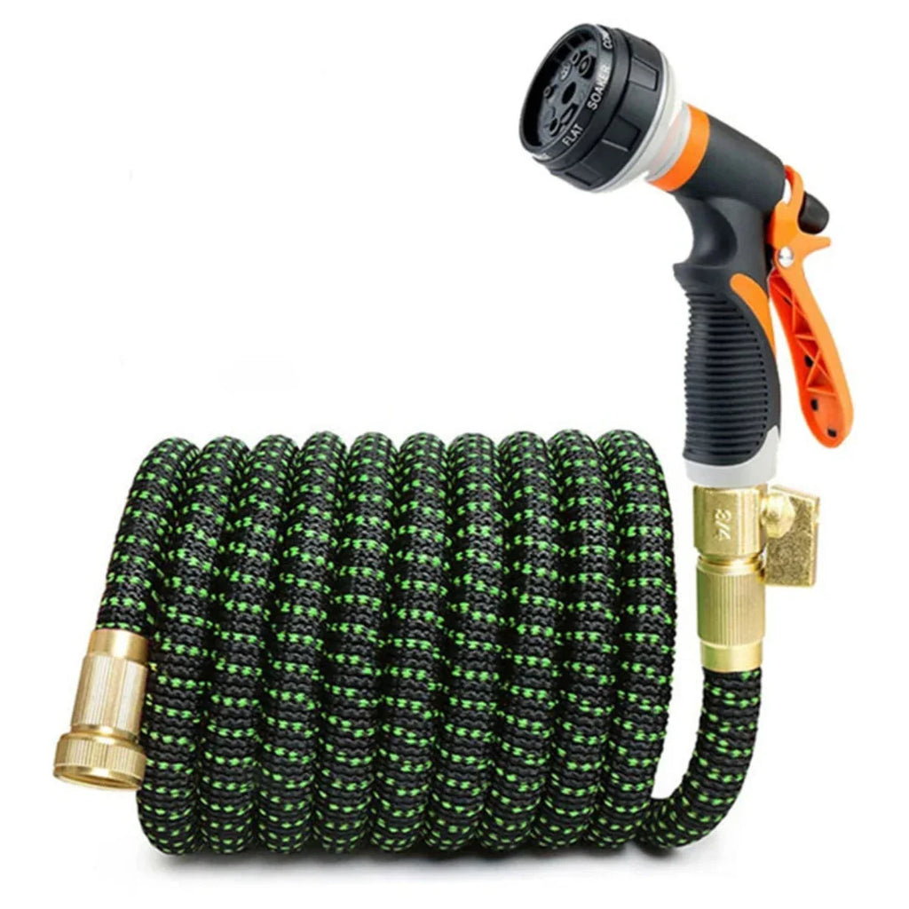AquaForce | Expandable High-Pressure Garden Hose – Durable Flexible Watering for Lawn & Plants