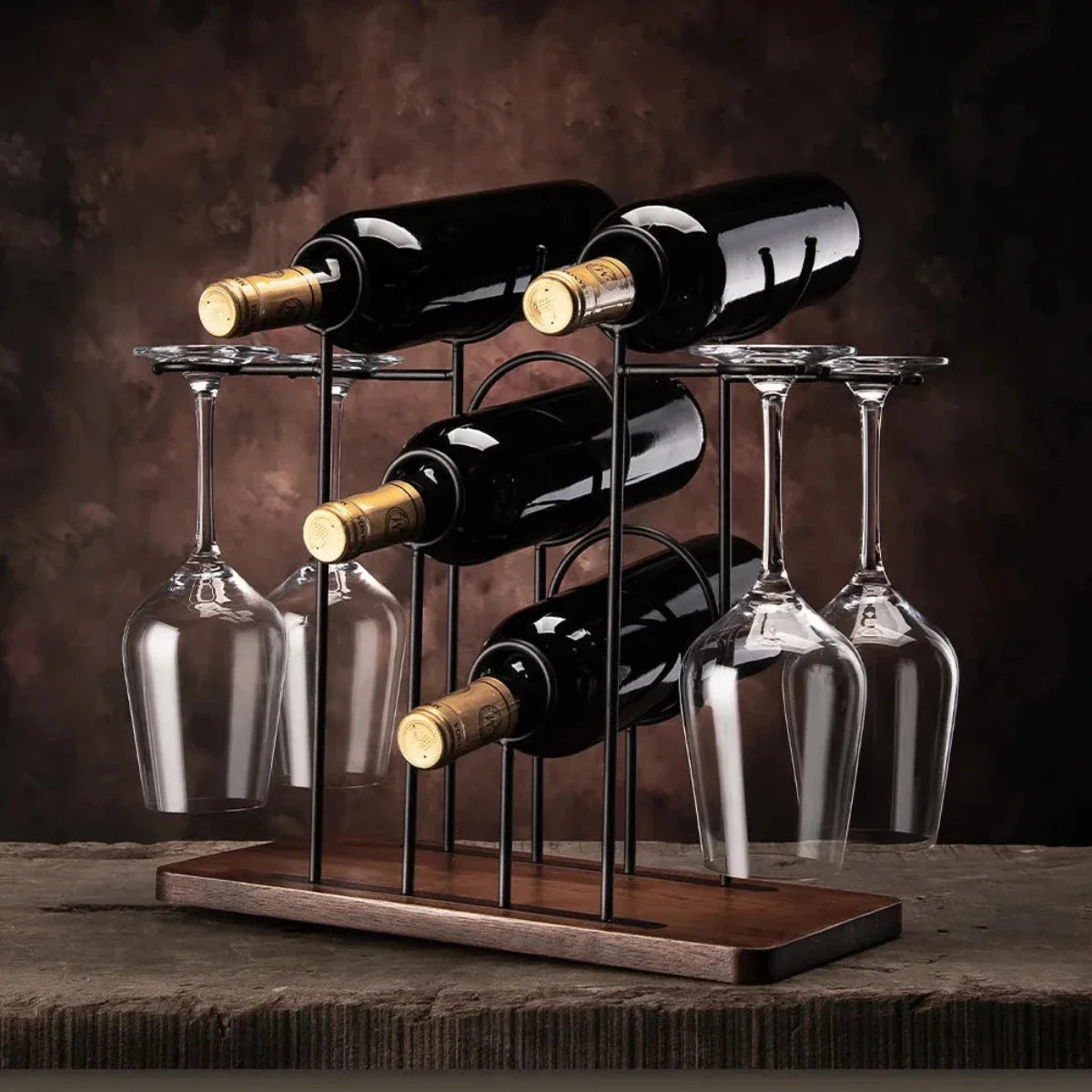 WineLoft | Stijlvol metalen wijnrek, moderne flessenpresentatie en duurzame opslag