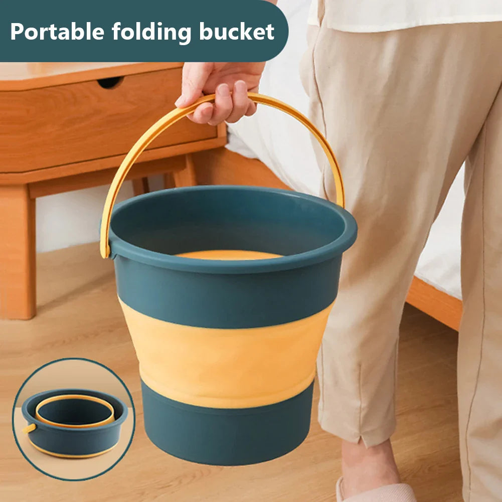 BucketEase | Opvouwbare reis- en multifunctionele emmer – Draagbare opvouwbare wateremmer voor thuis