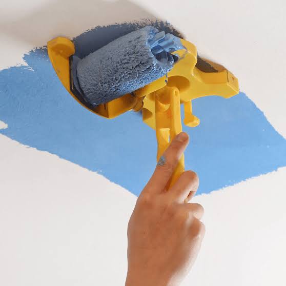 SharpEdge | Verfroller met randbescherming tegen knoeien – voor gladde muren en plafonds, inclusief 3 extra rollers