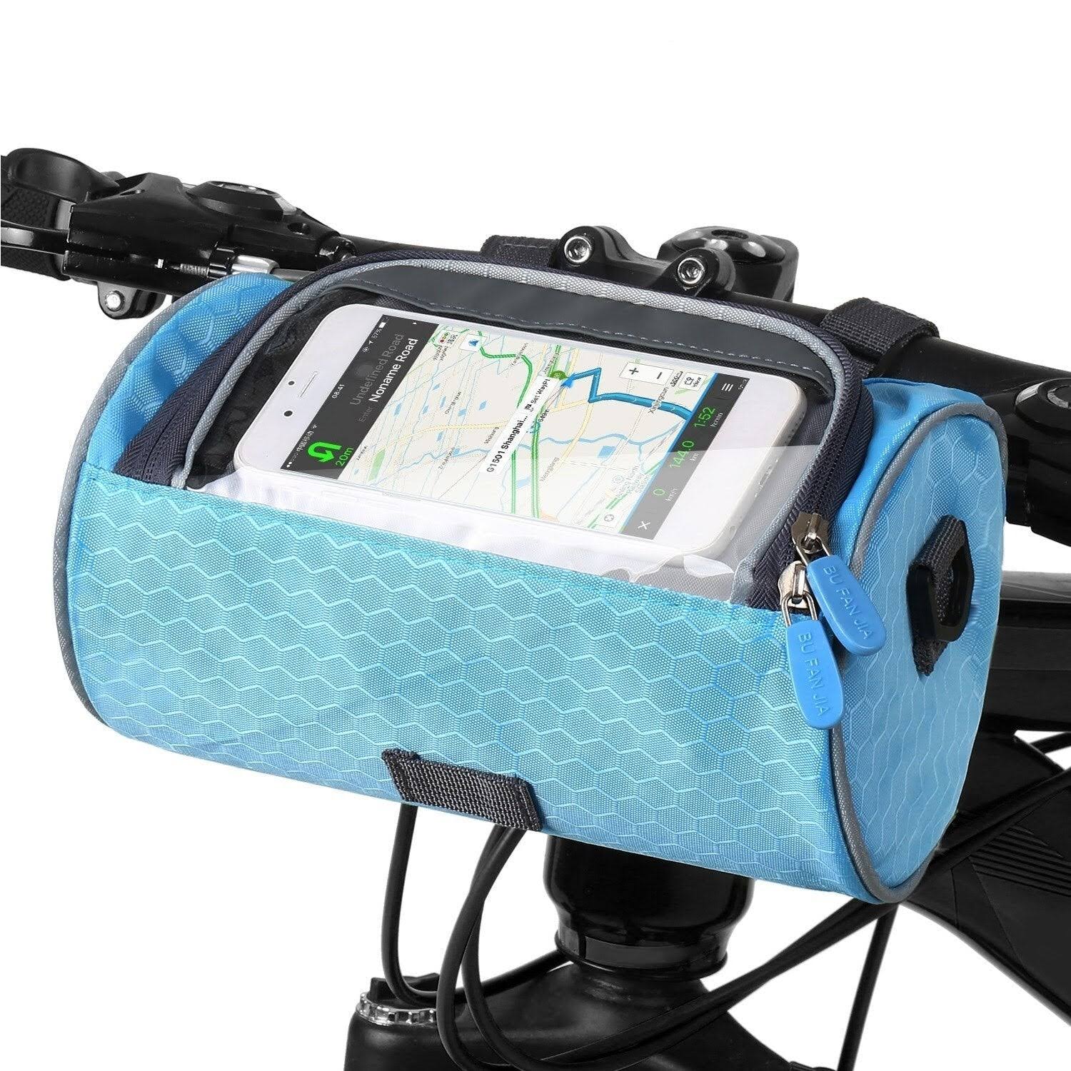 SpinBag | Slimme touchscreen-fietsstuurzak – waterdicht en snel toegankelijk