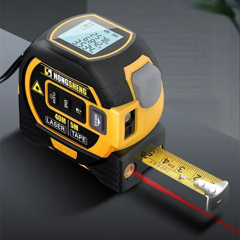 LaserMeasure | 3-in-1 infrarood lasermeter – digitale afstandsmeter met LCD-scherm