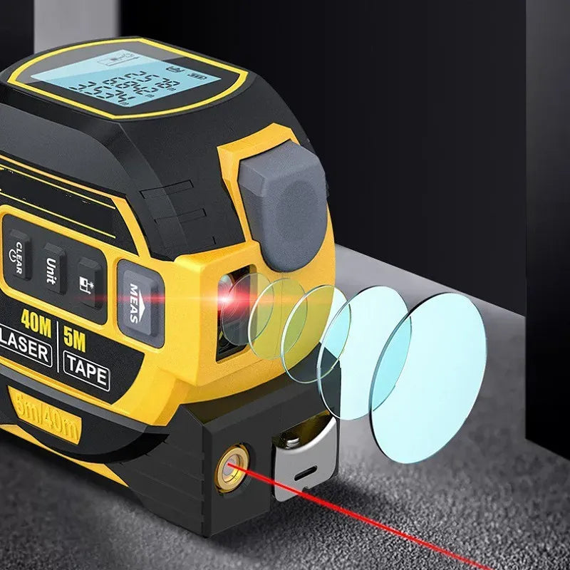 LaserMeasure | 3-in-1 infrarood lasermeter – digitale afstandsmeter met LCD-scherm