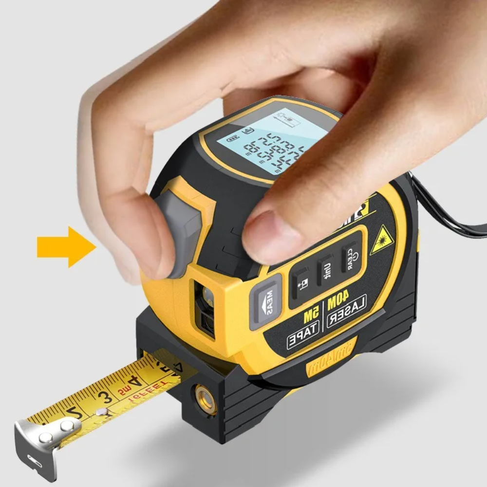 LaserMeasure | 3-in-1 infrarood lasermeter – digitale afstandsmeter met LCD-scherm