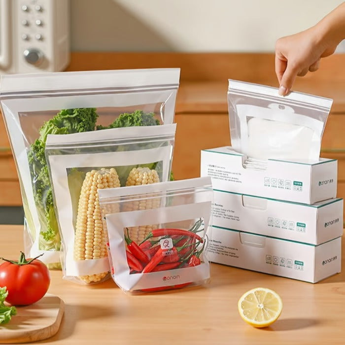 SavorBag | Herbruikbare voedselbewaarzakken – milieuvriendelijke, lekvrije, BPA-vrije zakken