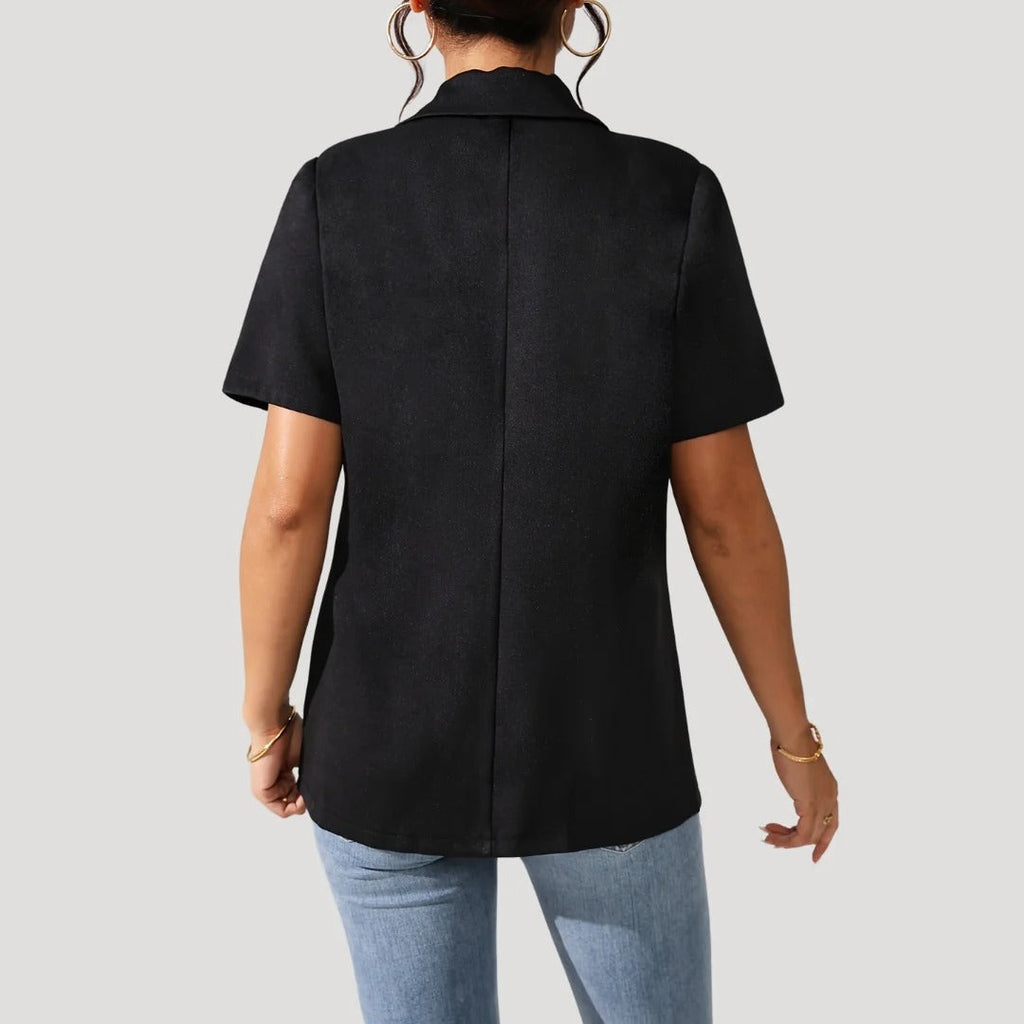 Ulyra | Blazer met korte mouwen voor dames – lichtgewicht zomerblazer