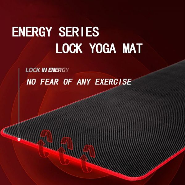 MaxStability | Fitness- & yogamat met hoge dichtheid - antislip oefenmat voor sportschool, thuis, training, pilates