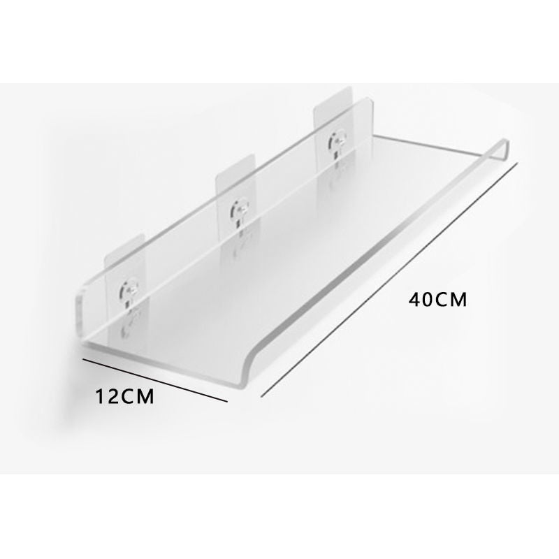 PrismShelf | Acryl Muur Opgezette Zwevende Planken - Kleurrijke Opslag voor Huis & Badkamersdecor