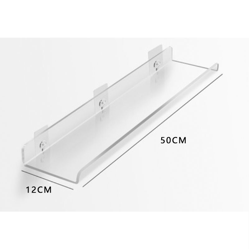 PrismShelf | Acryl Muur Opgezette Zwevende Planken - Kleurrijke Opslag voor Huis & Badkamersdecor