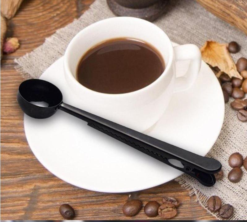 BrewClip | Koffielepel Clip - Roestvrij Staal, Koffiezetter & Schraper - Stijlvol & Functioneel voor Versheid