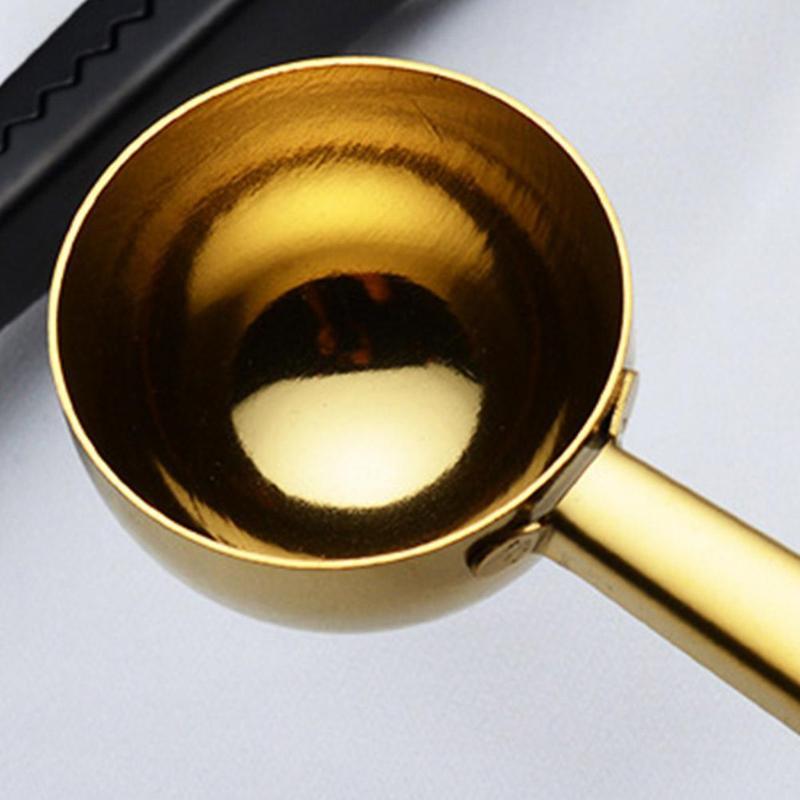 BrewClip | Koffielepel Clip - Roestvrij Staal, Koffiezetter & Schraper - Stijlvol & Functioneel voor Versheid