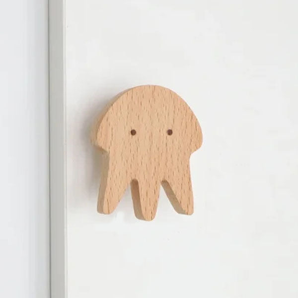 TundraHook | Wandhaak Scandinavische Houten Dieren - Kapstokhaak & Hoedhaak in Rustieke Stijl