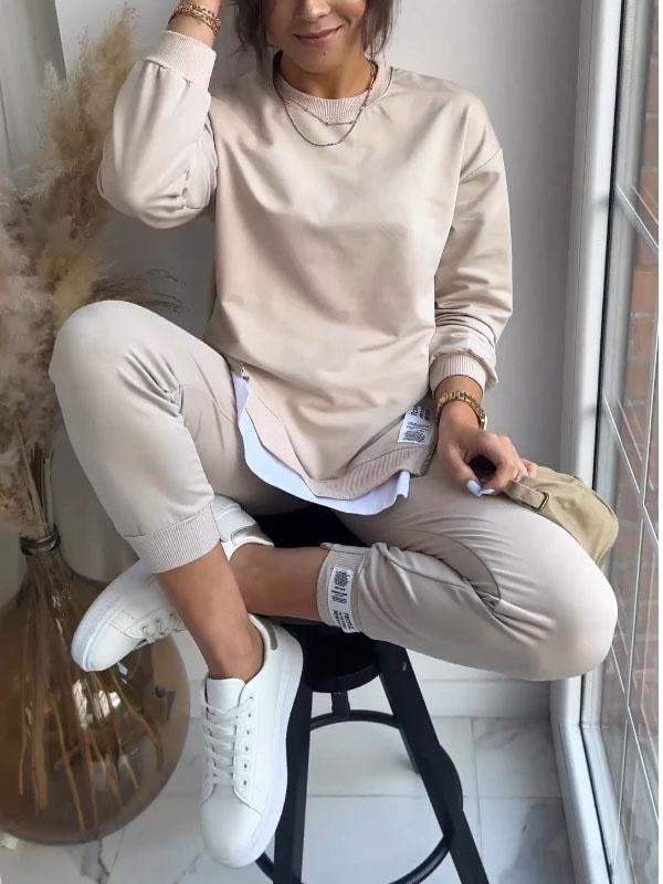 Quillena | 2-Delige Sweatshirt- en Leggingsset – Casual Loungewear/Trainingspak Set