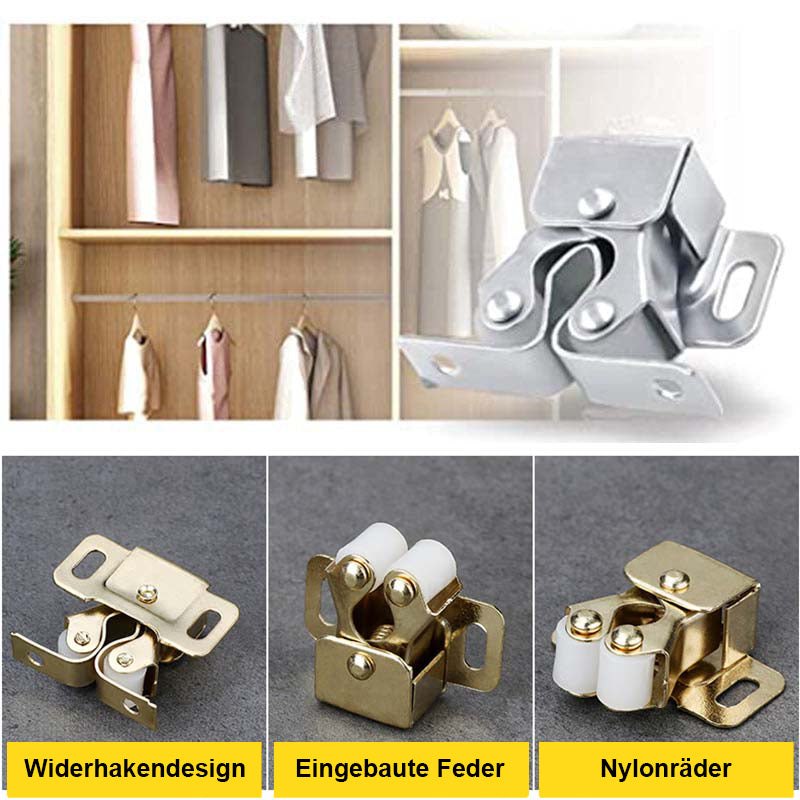 SteelMate | Strakke roestvrijstalen kastgrendel – eenvoudig te openen met een druk op de knop