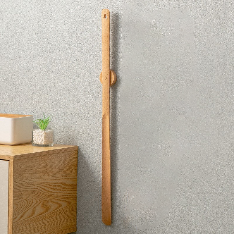 EasyShoe | Houten magnetische schoenlepel met lange steel - voor senioren, volwassenen & beperkte mobiliteit