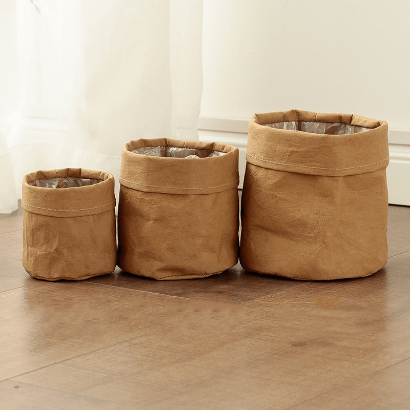 KraftGrow | DuPont Kraft Paper Planter - Milieuvriendelijke, stijlvolle pot voor binnen en buiten