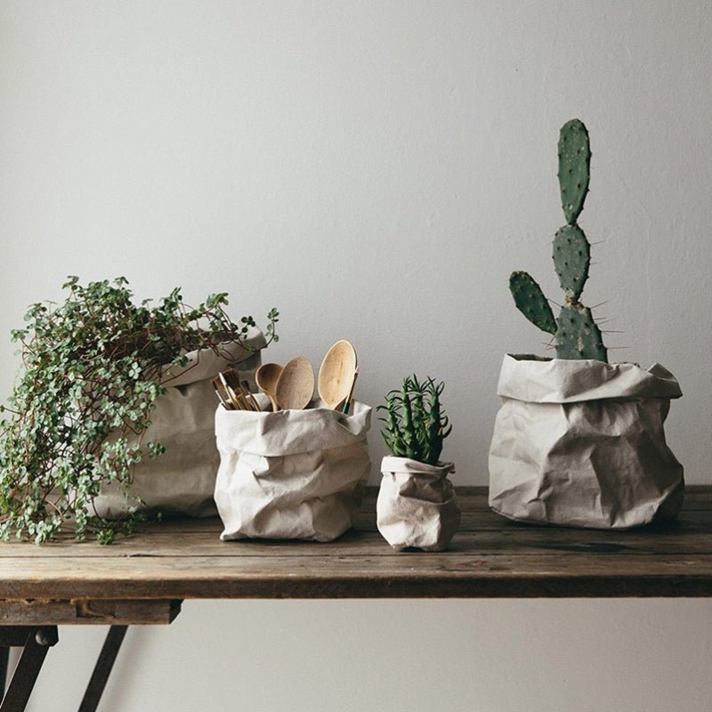 KraftGrow | DuPont Kraft Paper Planter - Milieuvriendelijke, stijlvolle pot voor binnen en buiten