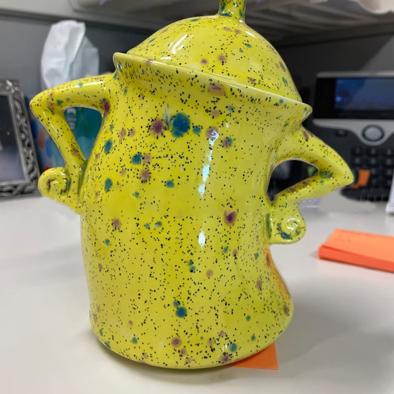 QuirkyJar | Opbergpot met deksel - Grillige decoratieve keuken- of schapcontainer