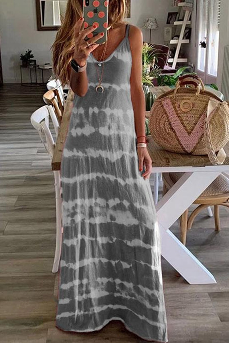 Olya | Elegante lange jurk voor dames – vloeiende maxi jurk voor strand