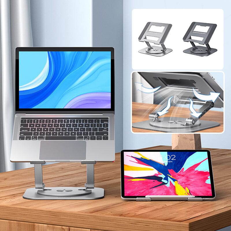 PivotPad | 360° verstelbare laptop- en tablethouder met verschillende posities