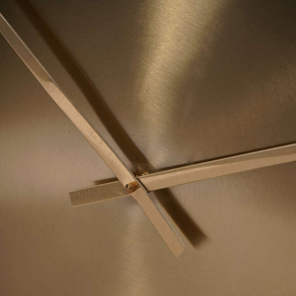 DuskTime | Opulente Messing & Zwarte Wandklok