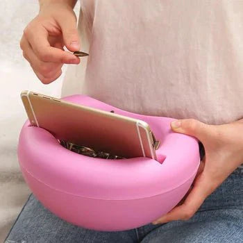 ChompDock | 2-in-1 snackschaal met telefoonhouder - Smart Couch snackschaal