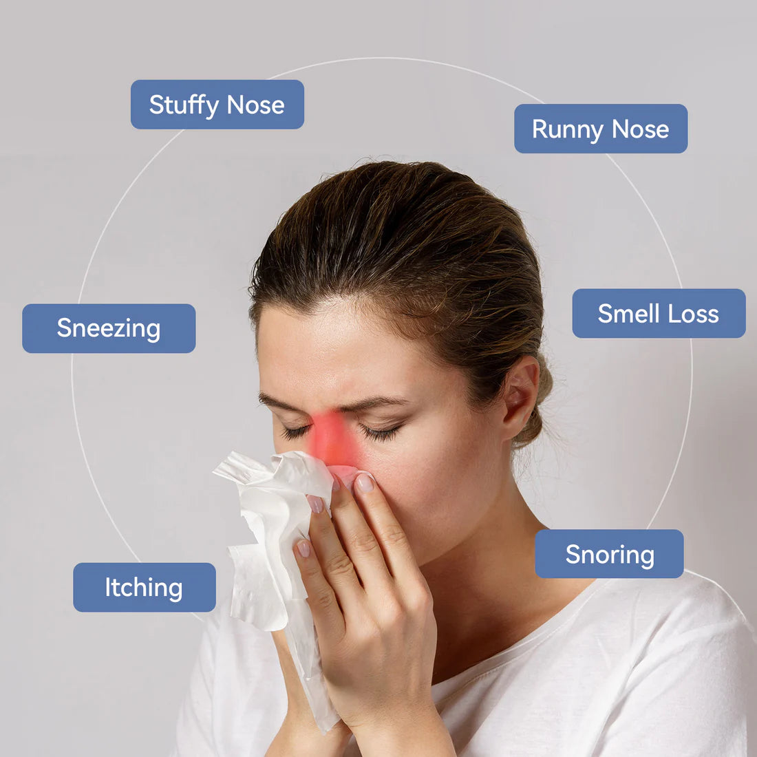 NasoRelief | Infrarood neusapparaat voor allergieën – Verlichting van sinusitis, pijnloze neusbehandeling
