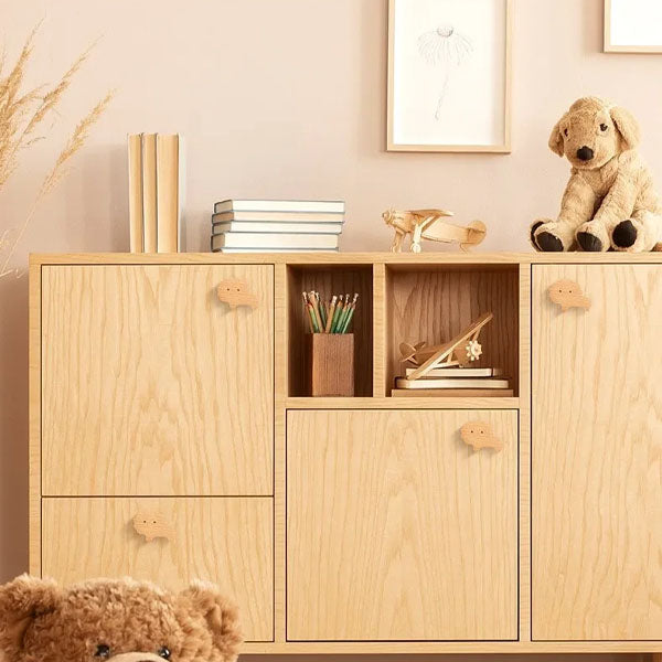 TundraHook | Wandhaak Scandinavische Houten Dieren - Kapstokhaak & Hoedhaak in Rustieke Stijl