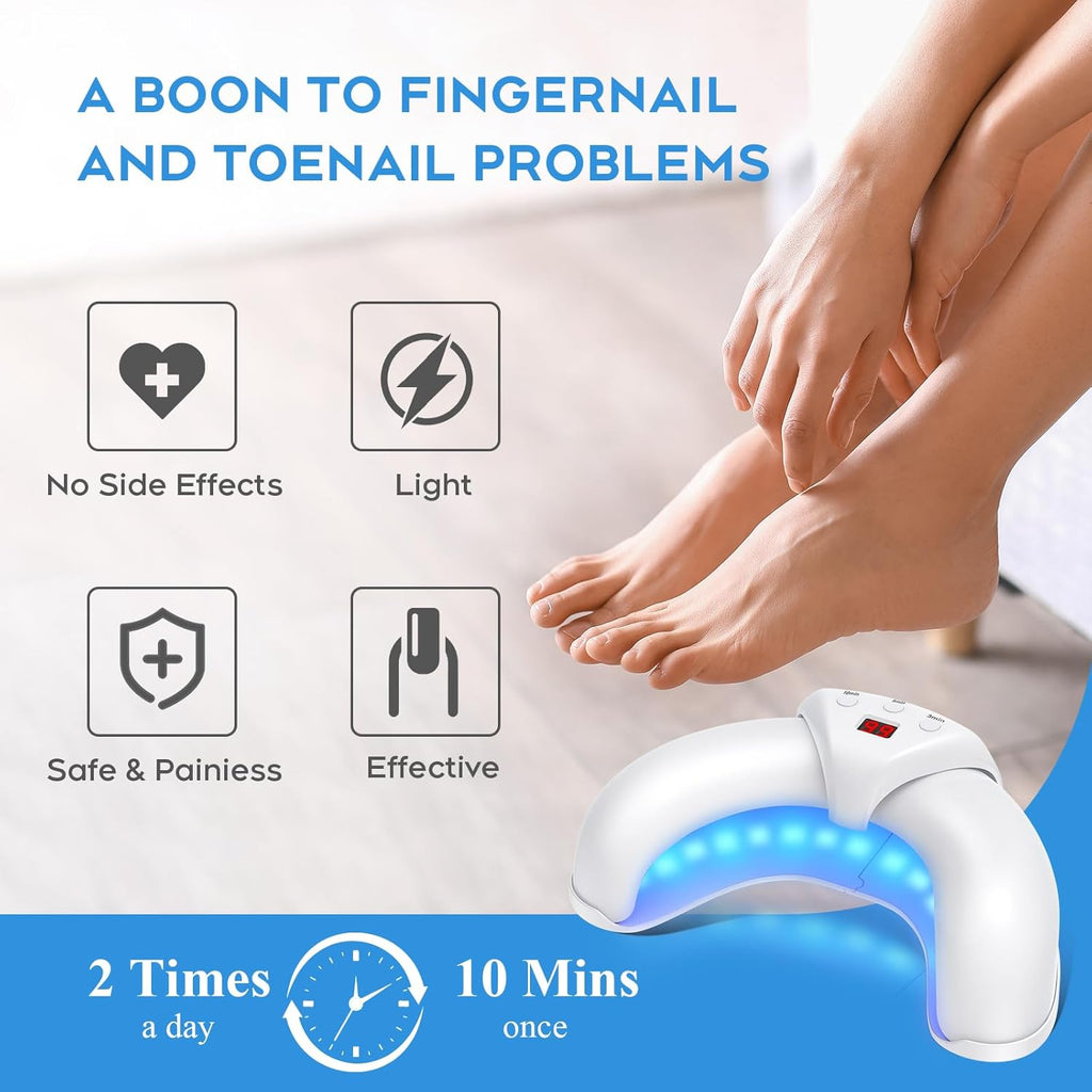 EliteNail | Pijnloze laserbehandeling tegen nagelschimmel – Draagbaar LED-apparaat voor gezonde, sterke nagels