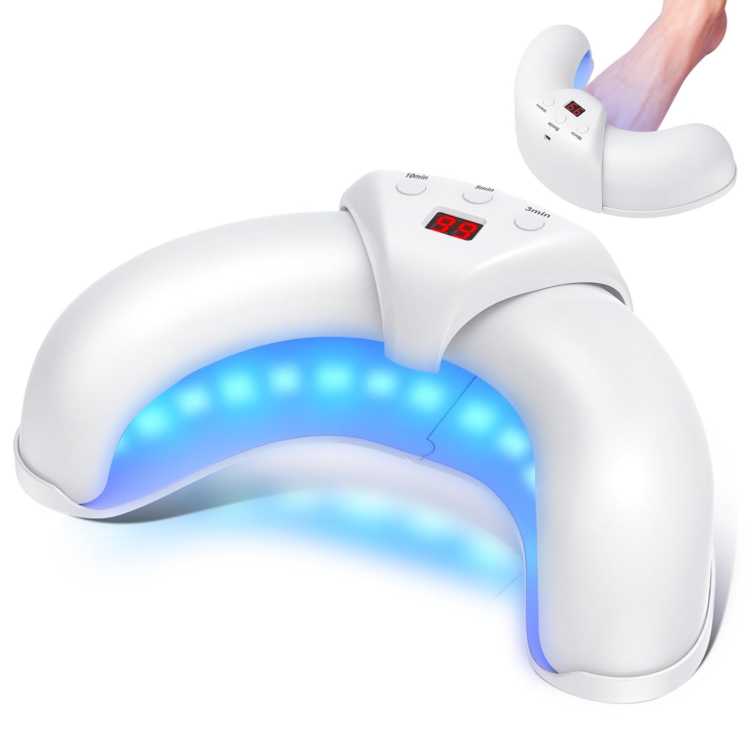 EliteNail | Pijnloze laserbehandeling tegen nagelschimmel – Draagbaar LED-apparaat voor gezonde, sterke nagels