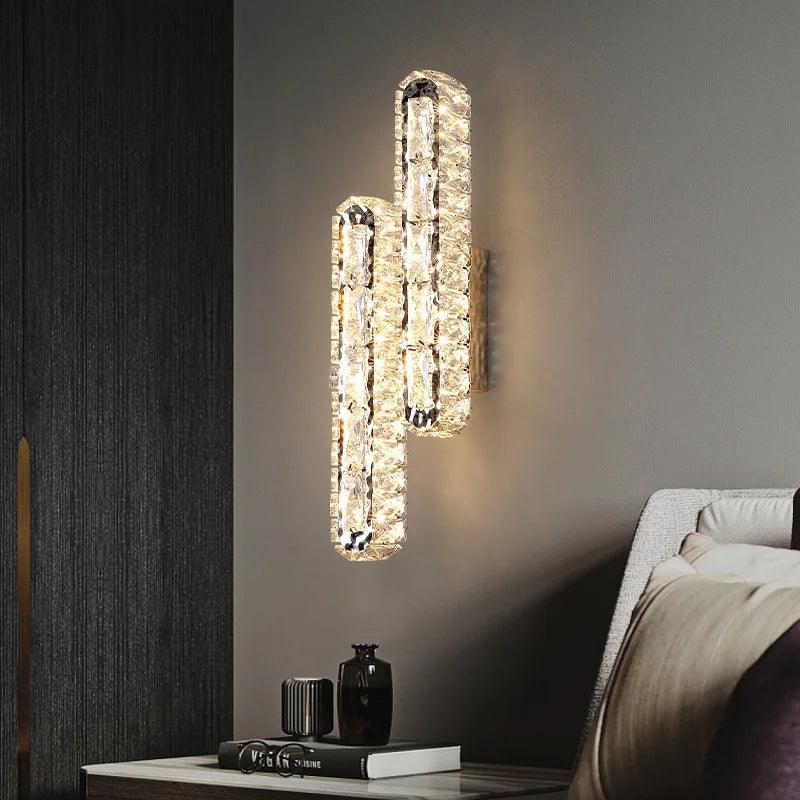 CrystalGlo | Luxueuze kristallen wandlamp - Elegante Moderne Wandlamp Decor