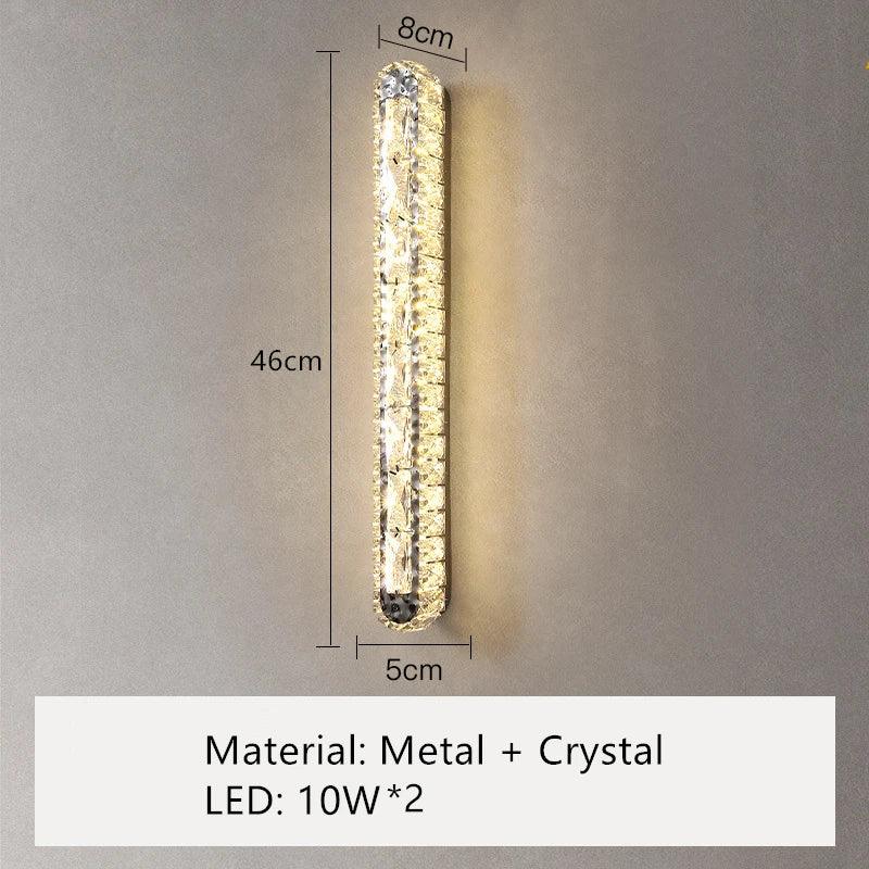 CrystalGlo | Luxueuze kristallen wandlamp - Elegante Moderne Wandlamp Decor