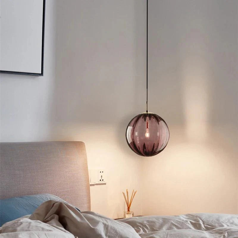 LuxeSphere | Retro luxe gegolfde globe hanglamp