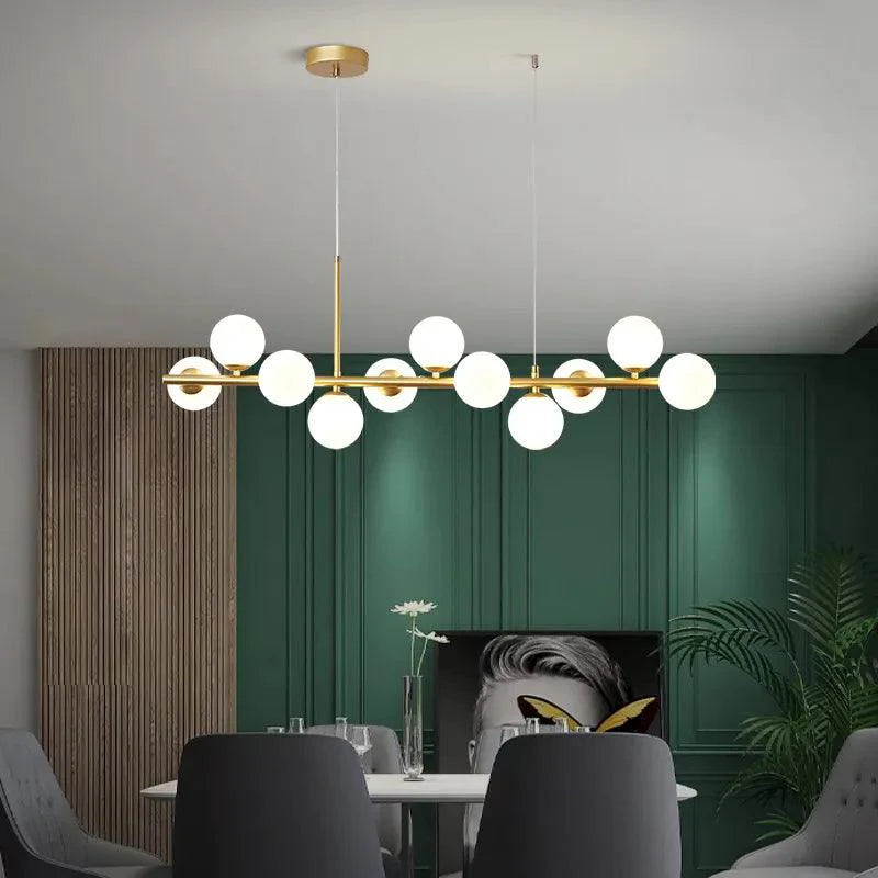 ElysiumOrb | Moderne Lange Over De Tafel Kroonluchters Hanglamp