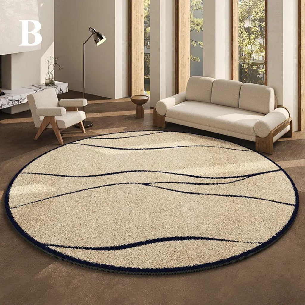 MajestyMat | Luxe Rond Vloerkleed - Franse Stijl Elegant Gebiedstapijt