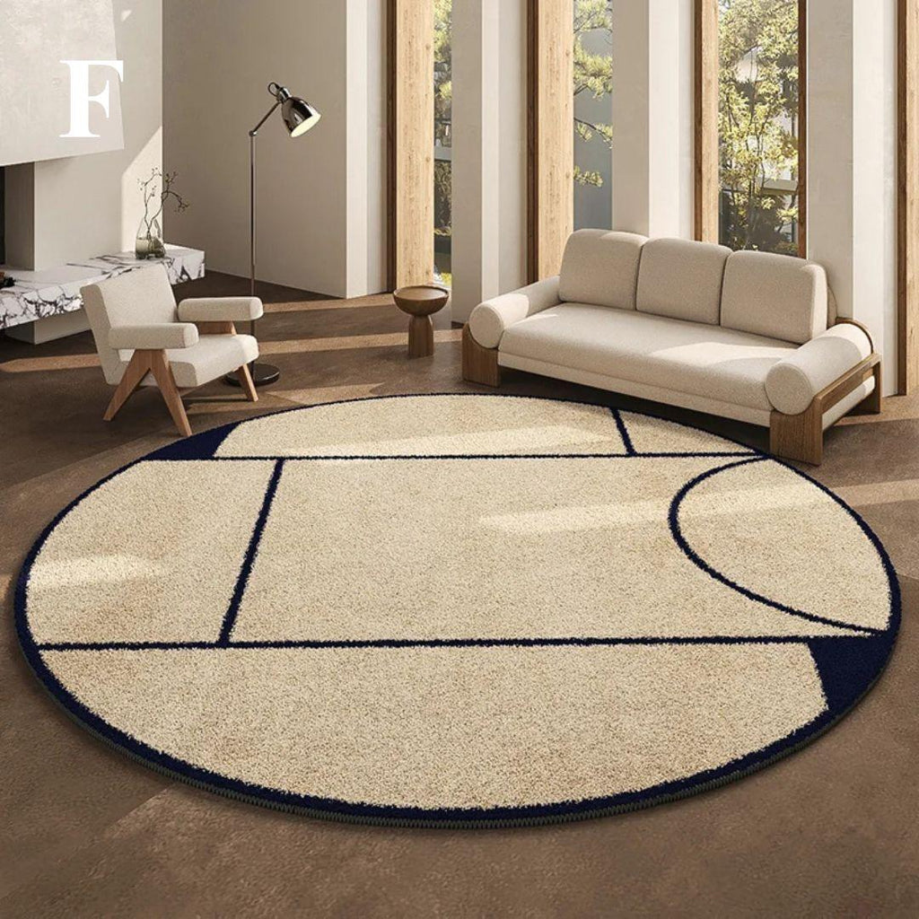 MajestyMat | Luxe Rond Vloerkleed - Franse Stijl Elegant Gebiedstapijt