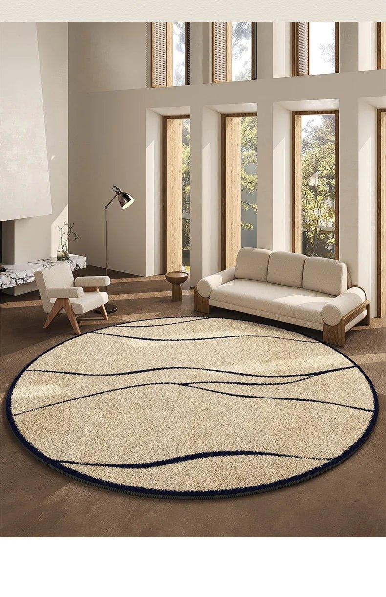 MajestyMat | Luxe Rond Vloerkleed - Franse Stijl Elegant Gebiedstapijt