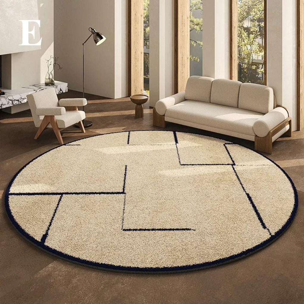 MajestyMat | Luxe Rond Vloerkleed - Franse Stijl Elegant Gebiedstapijt