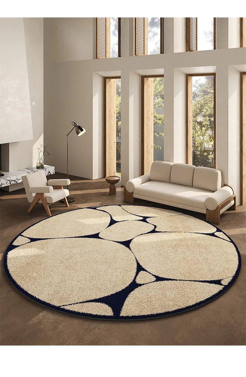 MajestyMat | Luxe Rond Vloerkleed - Franse Stijl Elegant Gebiedstapijt