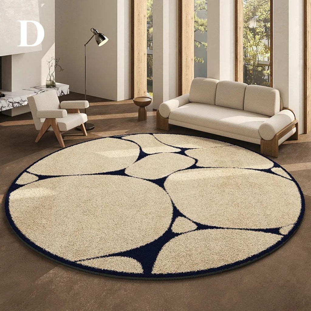 MajestyMat | Luxe Rond Vloerkleed - Franse Stijl Elegant Gebiedstapijt