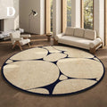 MajestyMat | Luxe Rond Vloerkleed - Franse Stijl Elegant Gebiedstapijt