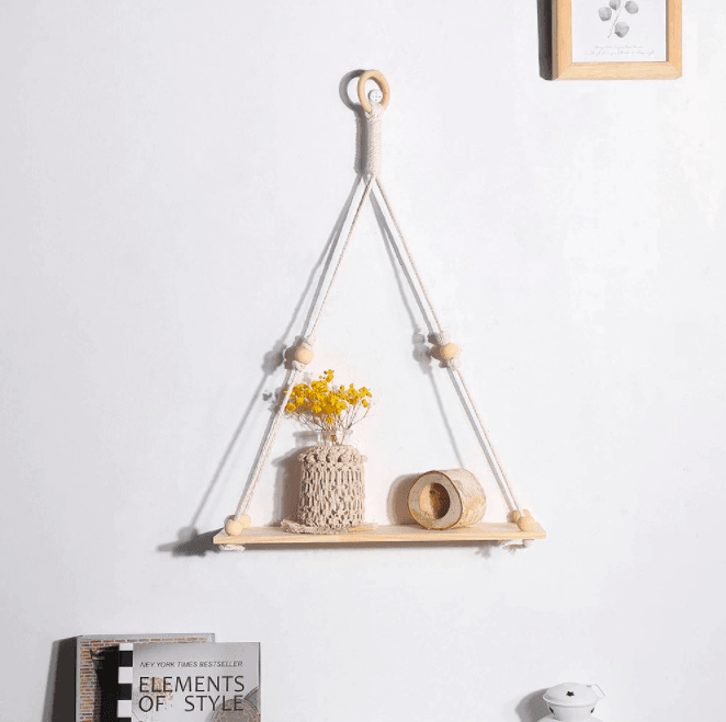 NatureNook | Boho Macrame Plantenhangplanken