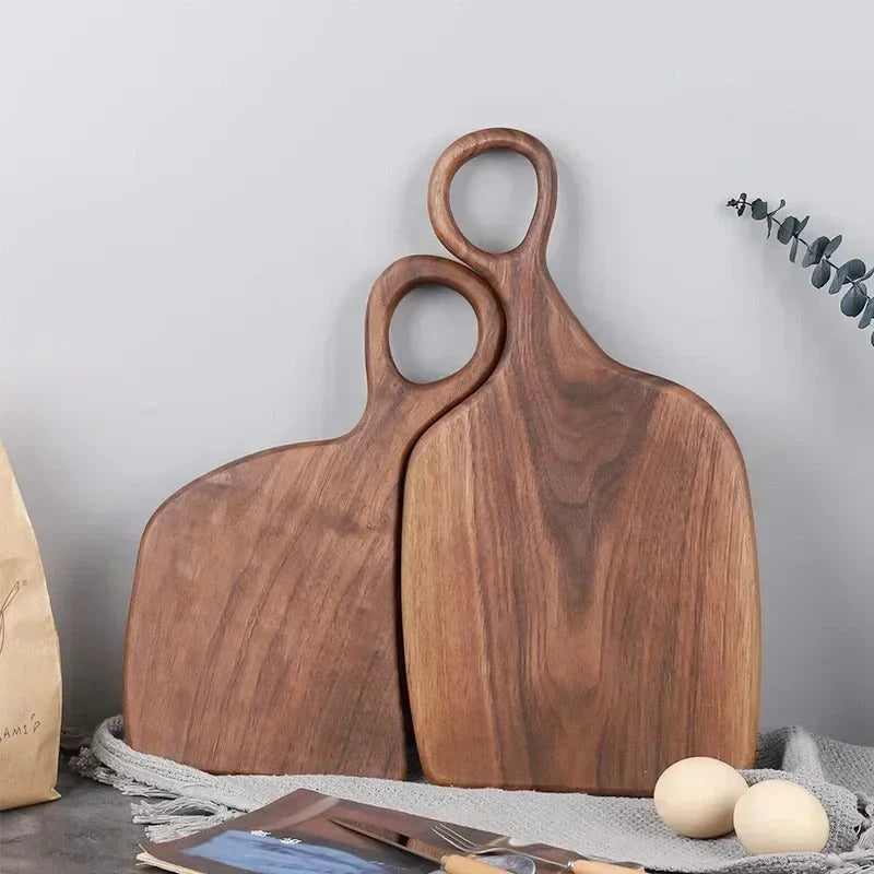 LoveBoards | 2-Pack Walnoot Houten Snijplanken - Stijlvolle & Duurzame Keukenbenodigdheden