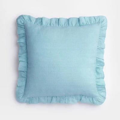 RuffleRest | Puur linnen kussenhoes met ruches - Zacht, comfortabel & elegant Home Decor