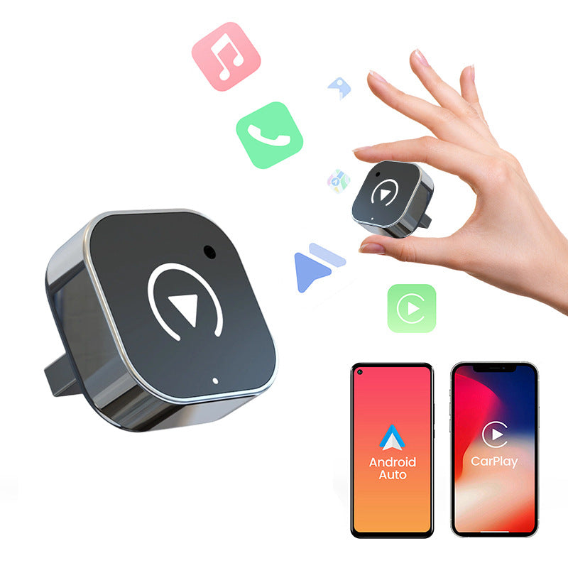 PlayGo | Mini draadloze CarPlay-adapter - Plug & Play, iPhone-compatibel, Bluetooth & USB