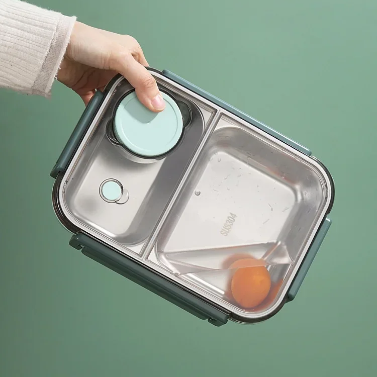 Lunchly | Compacte herbruikbare lunchbox – Lekvrije voedselcontainer voor school en werk