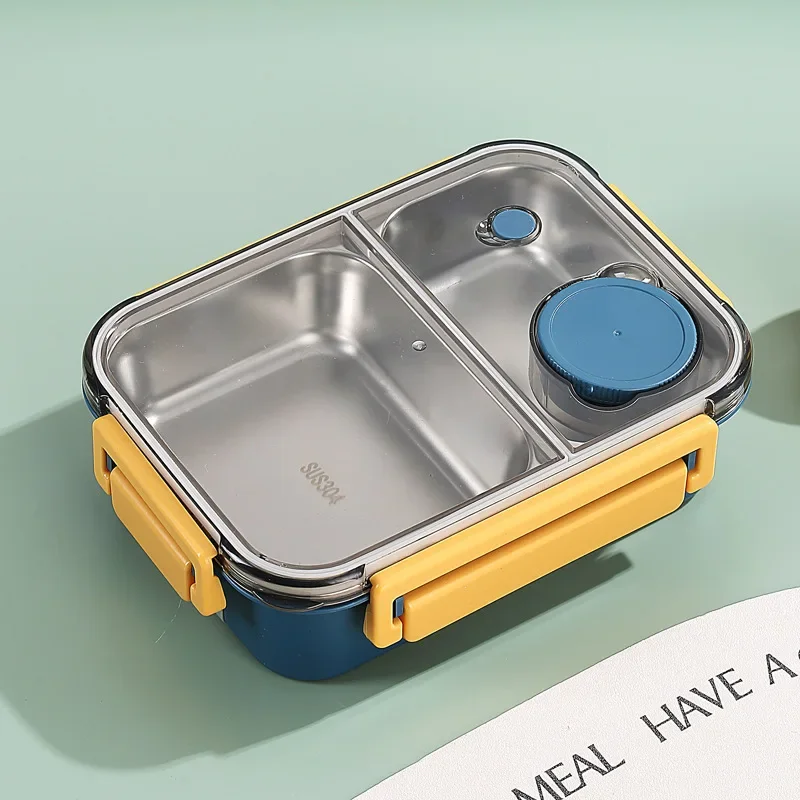 Lunchly | Compacte herbruikbare lunchbox – Lekvrije voedselcontainer voor school en werk