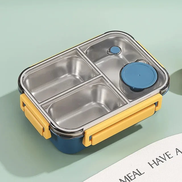 Lunchly | Compacte herbruikbare lunchbox – Lekvrije voedselcontainer voor school en werk