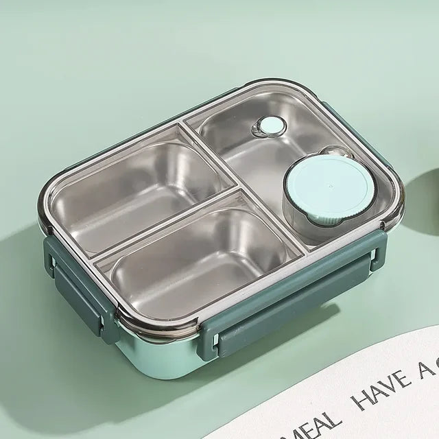 Lunchly | Compacte herbruikbare lunchbox – Lekvrije voedselcontainer voor school en werk