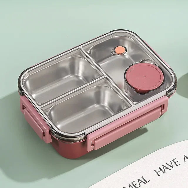 Lunchly | Compacte herbruikbare lunchbox – Lekvrije voedselcontainer voor school en werk